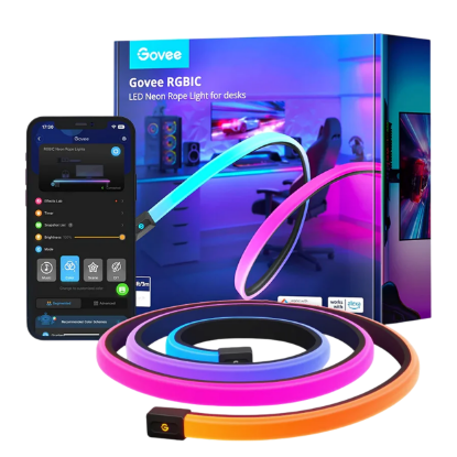 Bild von Govee RGBIC LED Neon Rope Light for Desks 3M