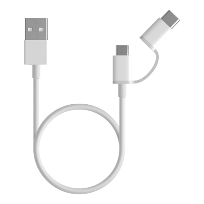 Bild von Mi 2-in-1 USB-Kabel Micro USB to Type C (30cm) 