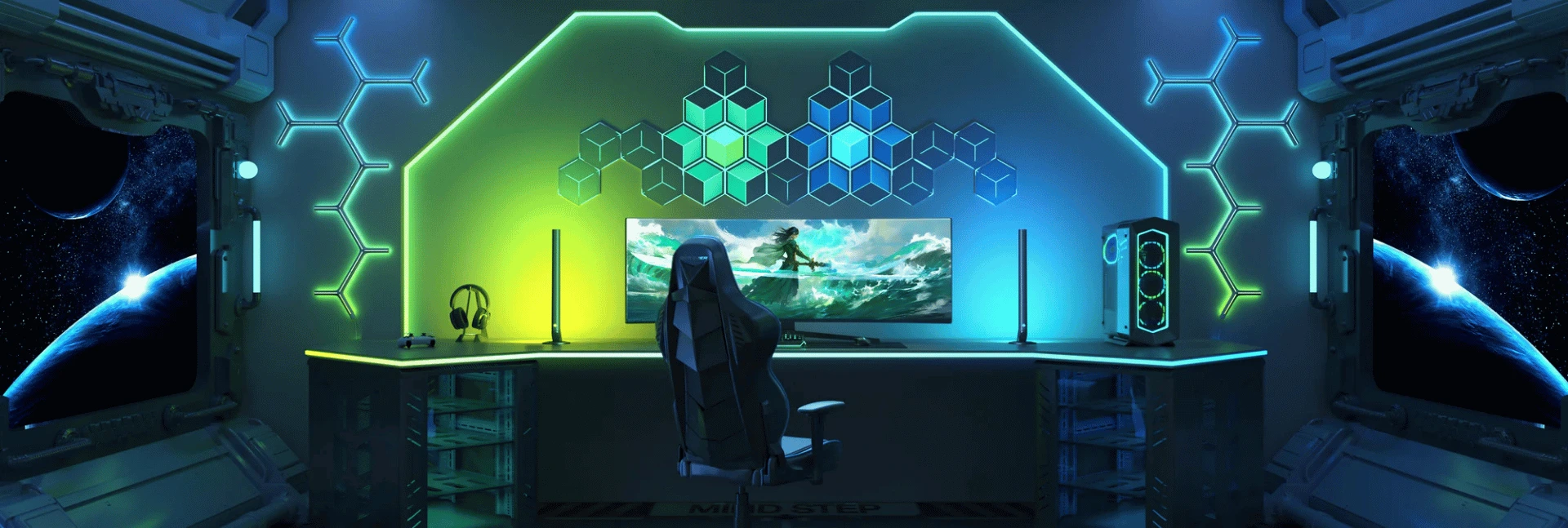 Mit diesen 3 Govee-Produkten verwandelst du dein Gaming-Setup in wenigen Schritten von langweilig zu richtig cool 