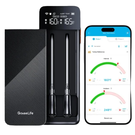 Bild von Jetzt Govee Smart Wireless Fleischthermometer mit 2 Sonden